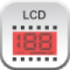 LCD-Instrument mit Tankanzeige